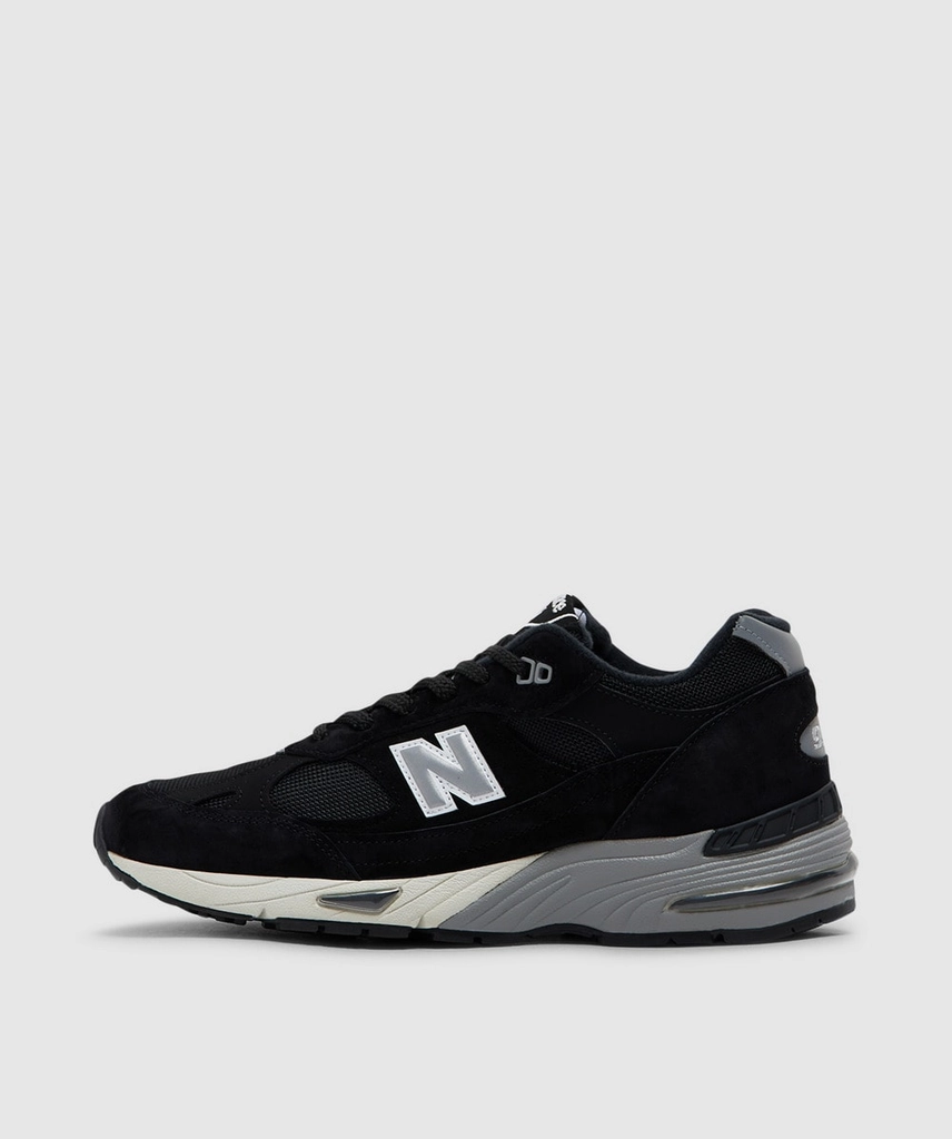 New Balance Miuk 991 Sneaker (Black/White - 6.5) - Size 6.5